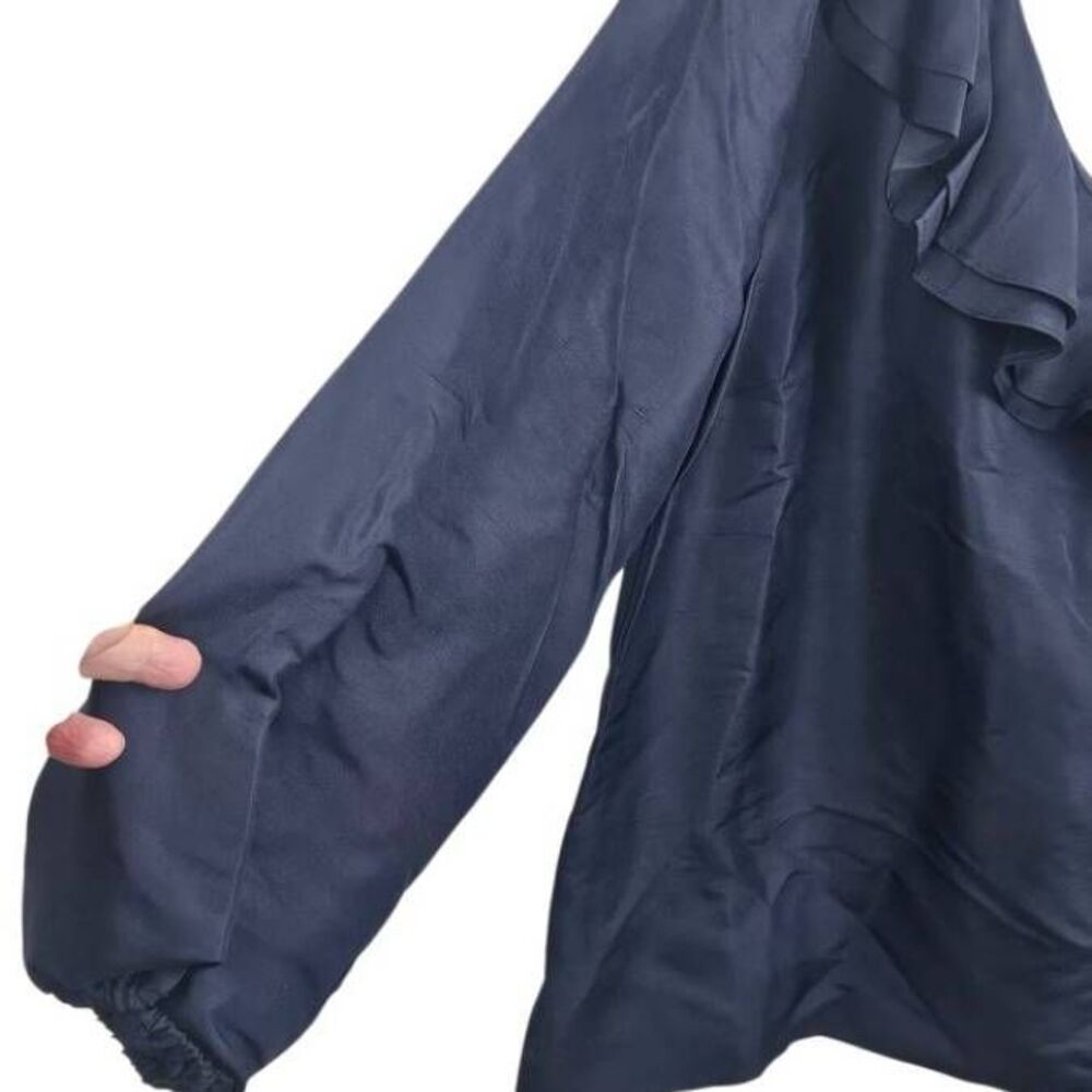 J CREW SILK ONE SHOULDER BLOUSE NWT